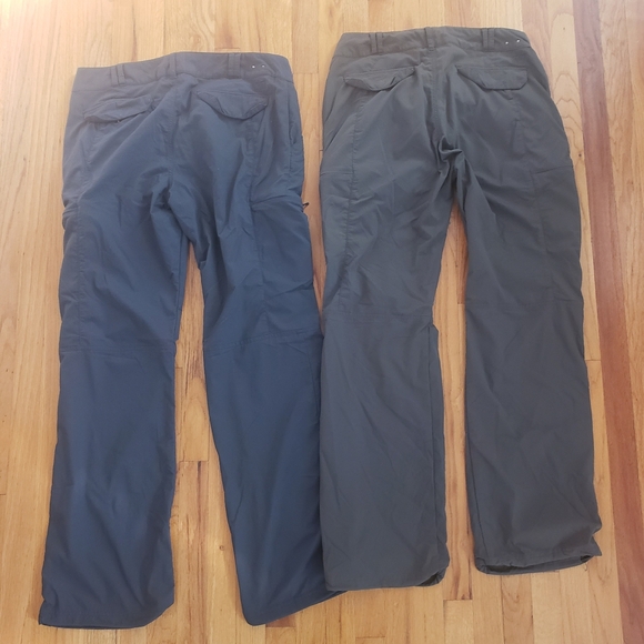 2 pairs REI hiking outdoor pants size 8 - Picture 2 of 9